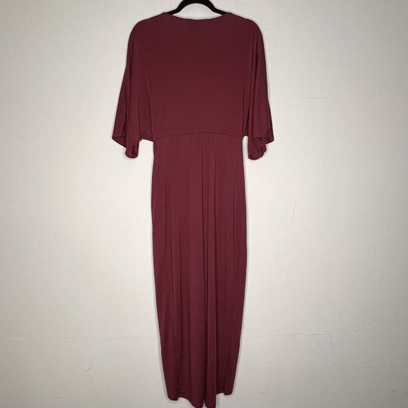 ASTR The Label Womens Burgundy Maxi Dress Size Medium - Picture 6 of 9